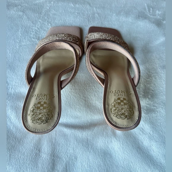 NEW Vince Camuto Aslee rose gold sandal, 7.5 - Picture 5 of 8